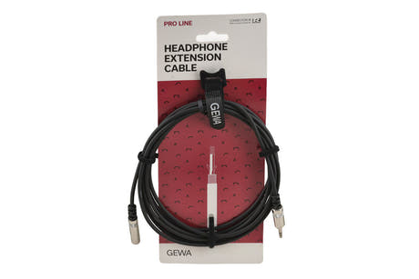 Prolunga GEWA Pro Line per cuffie 3 m, 3,5 mm