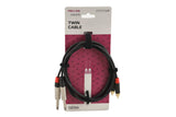 Cavo doppio GEWA Pro Line 1,5 m, 2 x jack a 2 x cinch