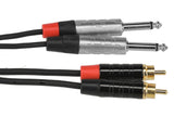 Cavo doppio GEWA Pro Line 1,5 m, 2 x jack a 2 x cinch