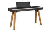 Supporto GEWA per Portable Piano PP-2 e PP-3, gambe in legno nero opaco