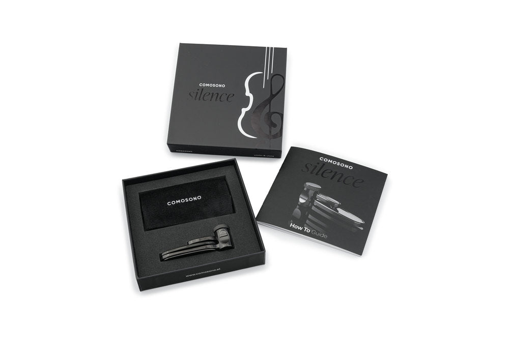 Comosono Silence sordina per violino e viola, Midnight Black