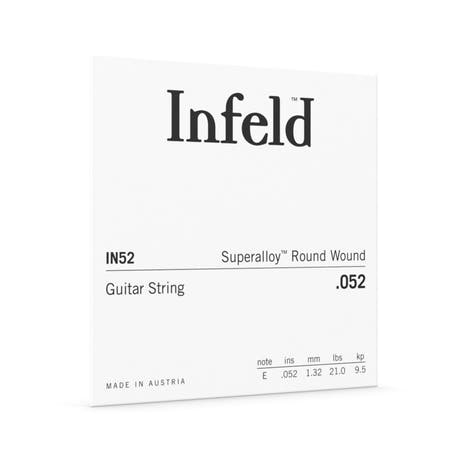 Thomastik-Infeld Superalloy corda per chitarra elettrica .052w, roundwound (IN52)