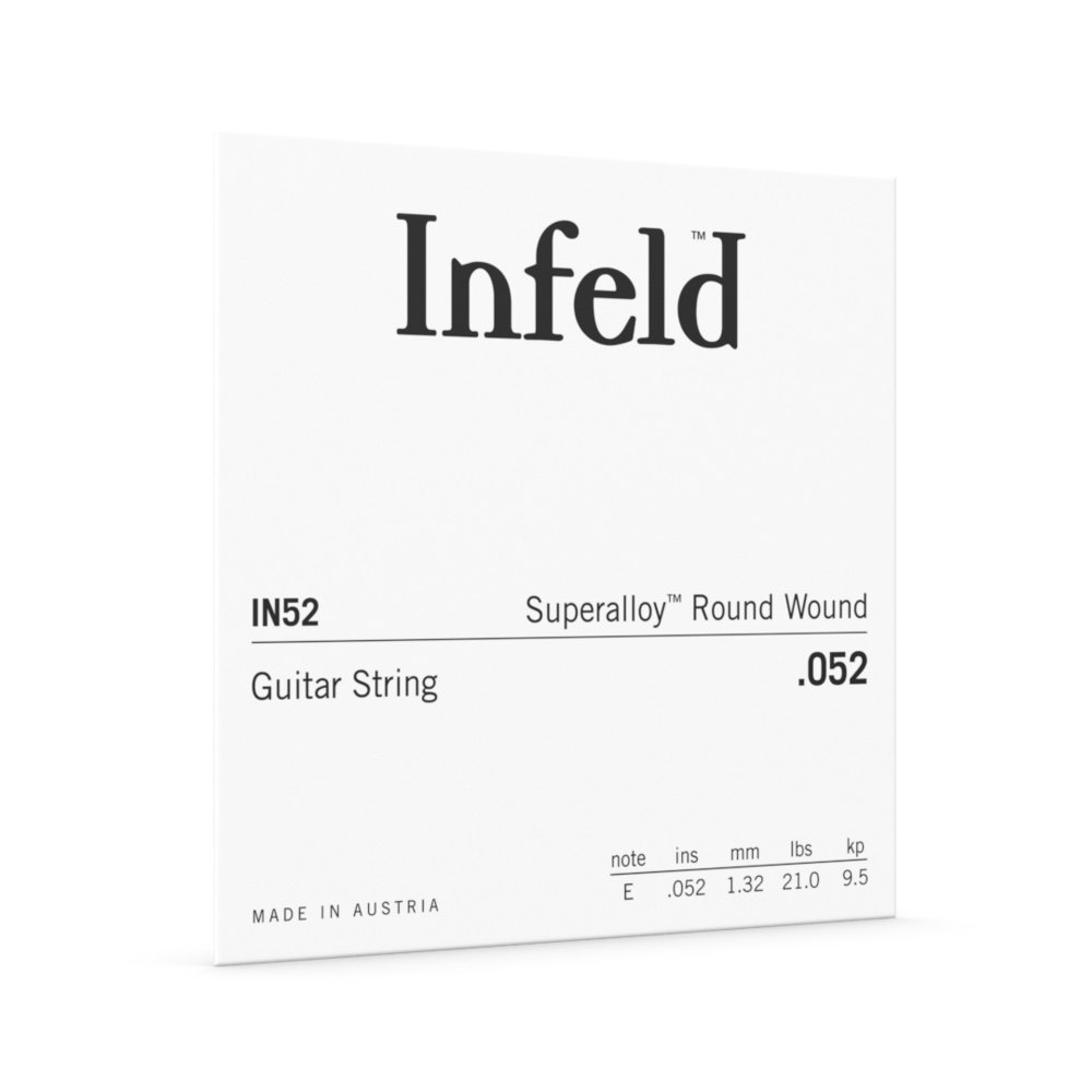 Thomastik-Infeld Superalloy corda per chitarra elettrica .052w, roundwound (IN52)