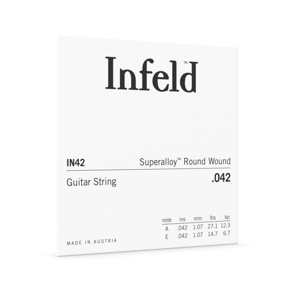 Thomastik-Infeld Superalloy corda per chitarra elettrica .042w, roundwound (IN42)