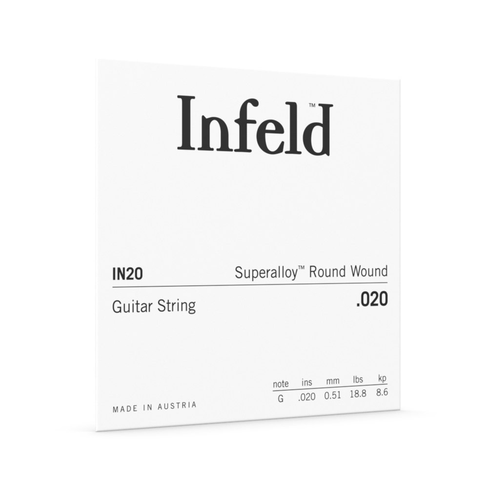 Thomastik-Infeld Superalloy corda per chitarra elettrica .020w, roundwound (IN20)