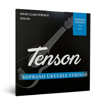 Tenson corde per ukulele in nylon nero, soprano e concerto