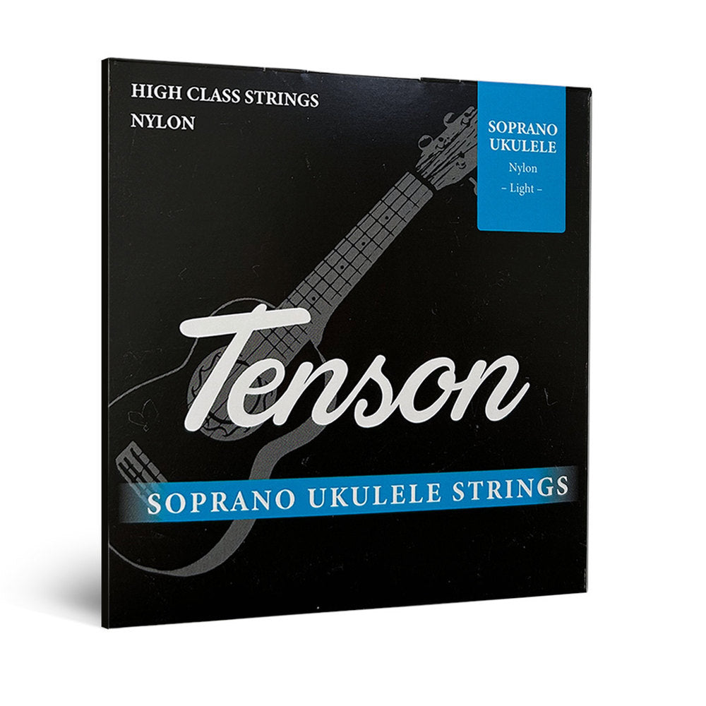 Tenson corde per ukulele in nylon nero, soprano e concerto