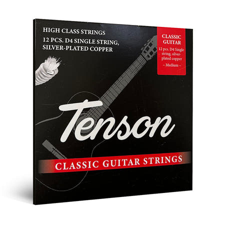Tenson Nylon corda D per chitarra classica, Normal Tension, 12 pz.