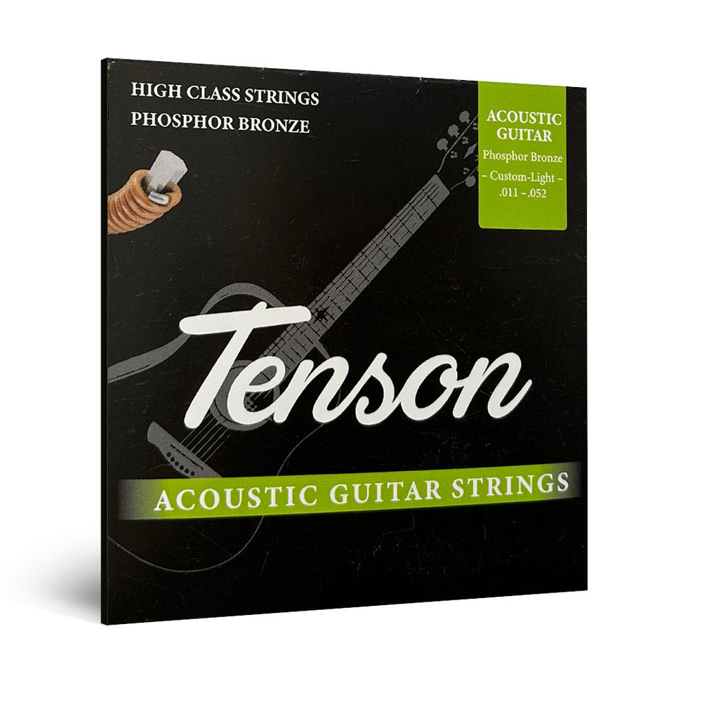 Corde western Tenson Phosphor Bronze .011-.052, Custom Light
