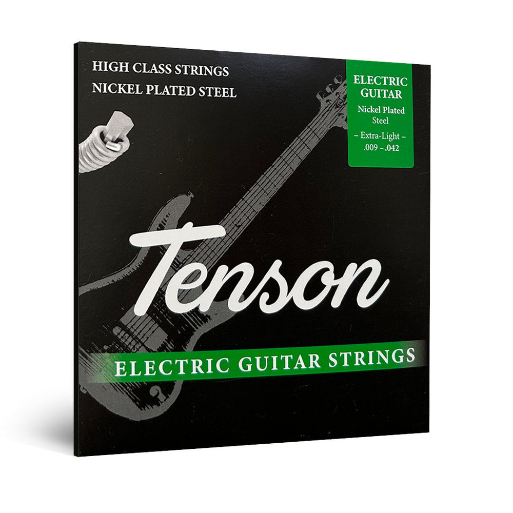 corde per chitarra elettrica Tenson Nickel .009-.042, Extra Light