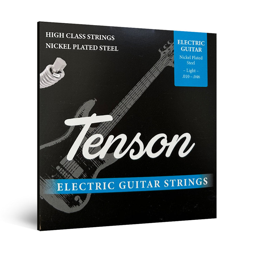 Tenson Nickel corde per chitarra elettrica .010-.046, Regular Light