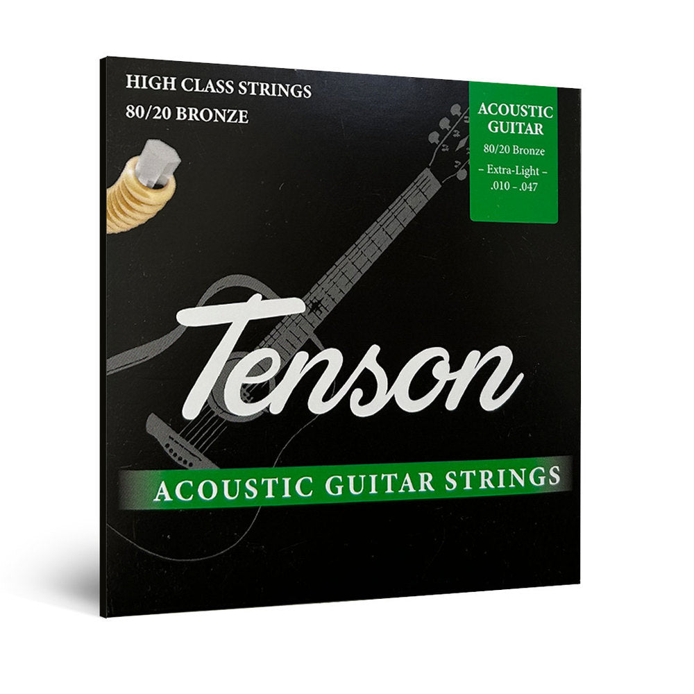 Tenson Bronze 80/20 corde western .010-.047, Extra Light