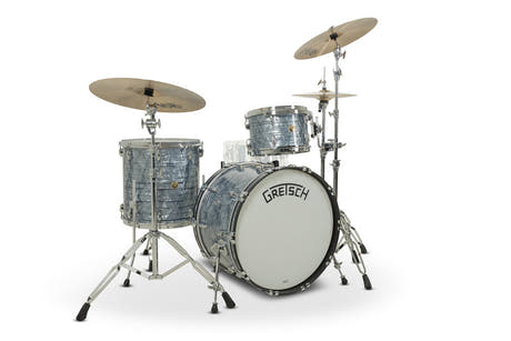 Gretsch Broadkaster set shell a 3 pezzi 22", Sky Blue Pearl
