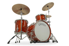 Gretsch Broadkaster 3 pezzi shell set 22", Burnt Orange