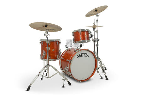 Gretsch Broadkaster shell set da 3 pezzi 20", Satin Burnt Orange