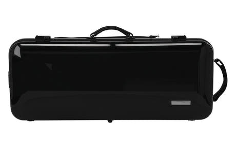 GEWA Air 2.8 custodia per viola, nero lucido, con maniglia laterale