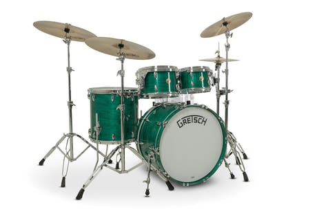 Gretsch Broadkaster shell set a 4 pezzi 22", Caribbean Blue
