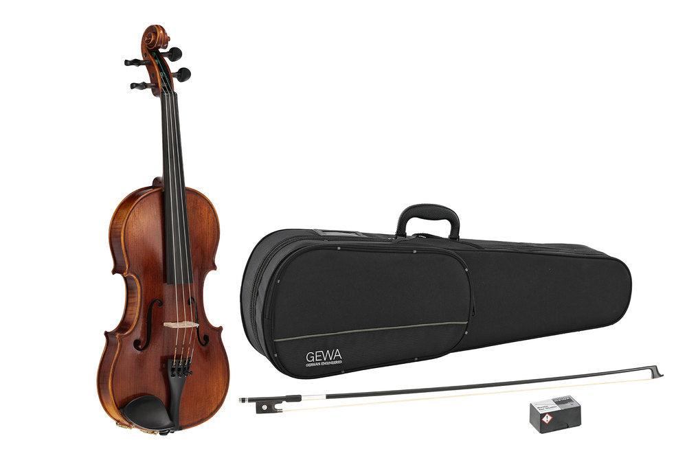 GEWA Sonata Europa Deluxe violin 4/4 med formet kasse og carbonbue
