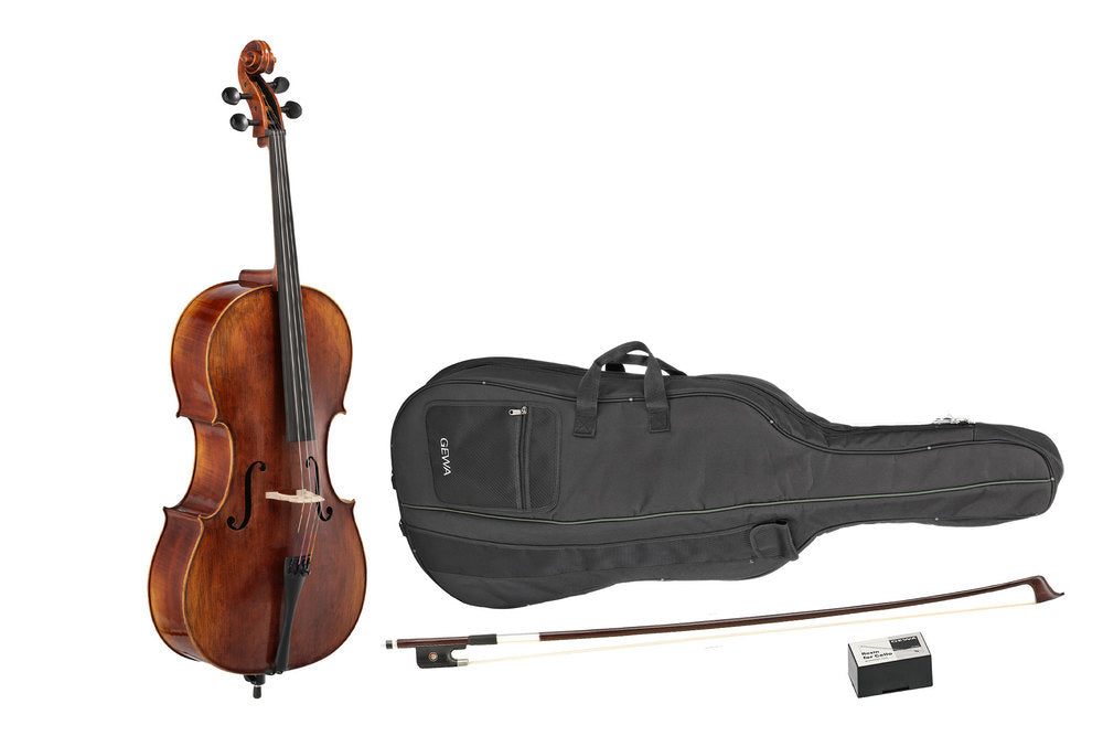 GEWA Sonata Europa Deluxe violoncello 4/4, configurato, massaranduba, custodia