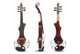 GEWA Novita 3.0 violino elettrico, 5 corde, rosso bruno