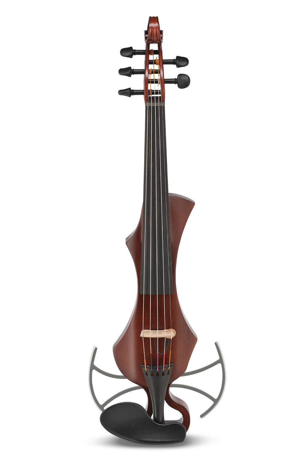 GEWA Novita 3.0 violino elettrico, 5 corde, rosso bruno