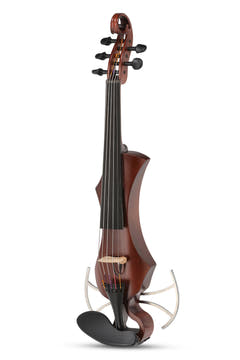 GEWA Novita 3.0 violino elettrico, 5 corde, rosso bruno
