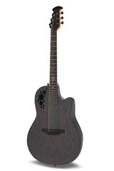 Ovation Elite Gus G. Signature Super Shallow 1868-GUS-G, Black Satinato