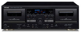 TEAC W-1200 Lettore Doppia Cassetta (Nero)
