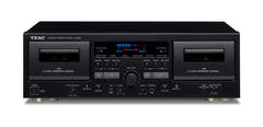 TEAC W-1200 Lettore Doppia Cassetta (Nero)