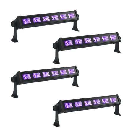 MARCONI ARIES 6x3UV LED Bar (40cm) 4 Pezzi Bundle