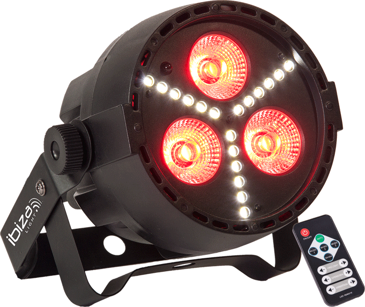 IBIZA LED PAR RGBW with Strobe