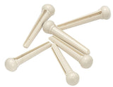 GEWA piroli in plastica bianca senza punto, 6 pz.