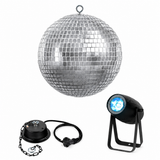 Set sfera da discoteca 30 cm.