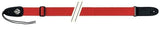 Fire & Stone Nylon Edition tracolla per chitarre, rossa, estremità da 3 mm
