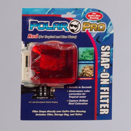 PolarPro Hero2 Custodia subacquea con filtro rosso