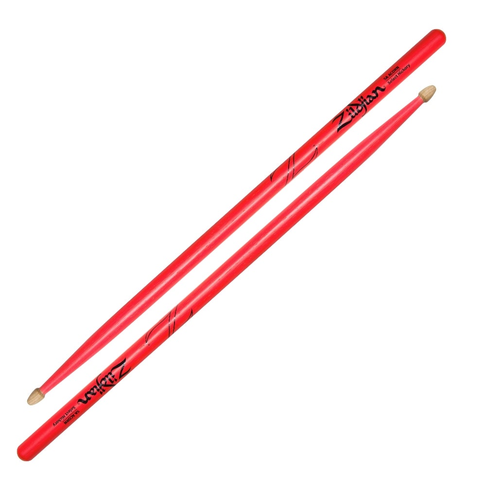 Zildjian 5A Acorn Neon Pink Hickory - Punta in legno