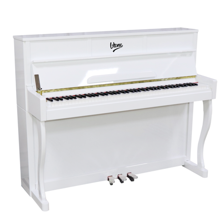 V-TONE BL-980 WH pianoforte digitale, bianco