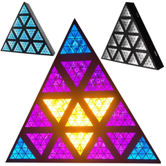 LIGHT4ME TRIANGIS LED effetto luminoso 64x2W RGBA a asse