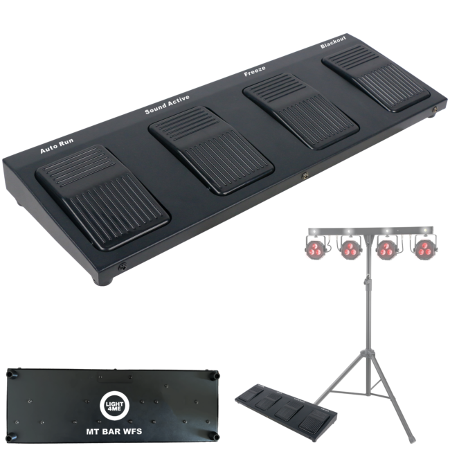 Light4Me MT BAR WFS Controllo a pedale wireless per set luci MT BAR 1-3
