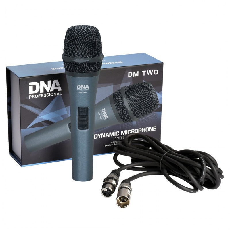 DNA DM TWO microfono vocale dinamico con cavo XLR da 5 m