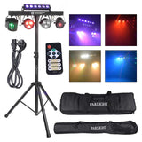 LIGHT4ME T-BAR LASER STROBE LED PAR DERBY UV IR multieffetto