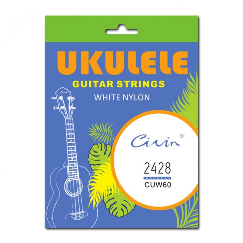 Civin NN US 2428 – set di corde bianche per ukulele