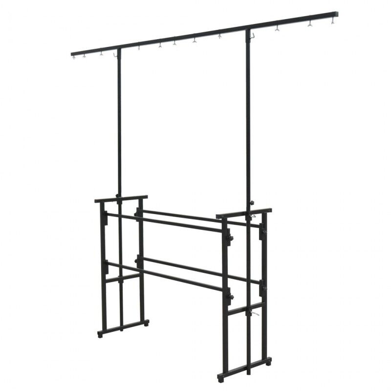 Professionel DJ Stand m. Lysbar