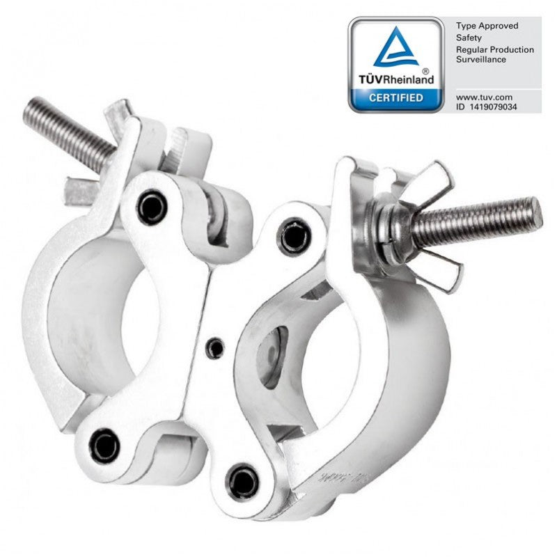 Doppio clamp, argento (50mm 150kg)