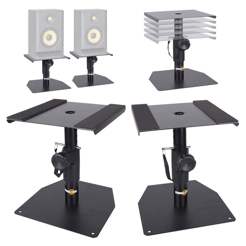 Supporti per monitors (2 pz.) Supporti regolabili per monitors da studio