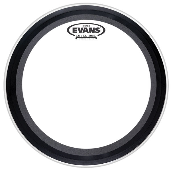 Evans Pelle per Grancassa EMAD2 Clear Bass (22”)
