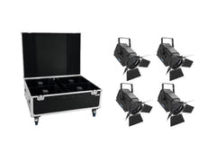 EUROLITE Set 4x LED THA-250F + Custodia