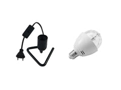 EUROLITE Set LED BC-1 RGB + Base triangolare nera