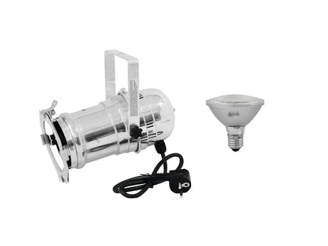 EUROLITE Set PAR-30 Spot argento + PAR-30 230V SMD 11W E-27 LED 3000K