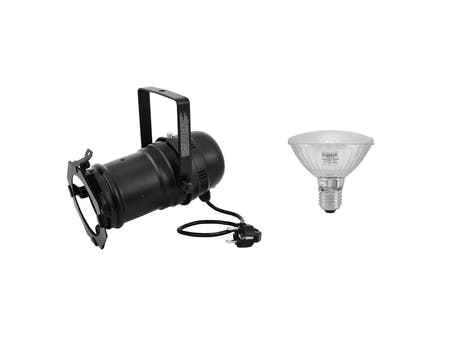 EUROLITE set PAR-30 Faretto bk + PAR-30 230V SMD 11W E-27 LED 6500K